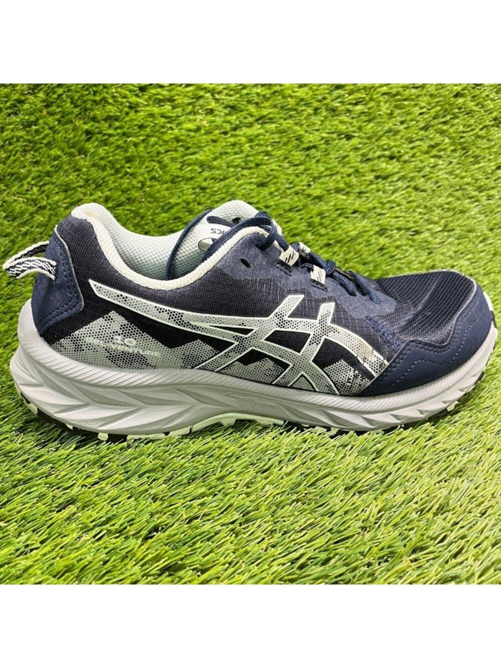 Asics Gel-Venture 10 Womens Size 10 Blue Gray Athletic Running Shoes Sneakers